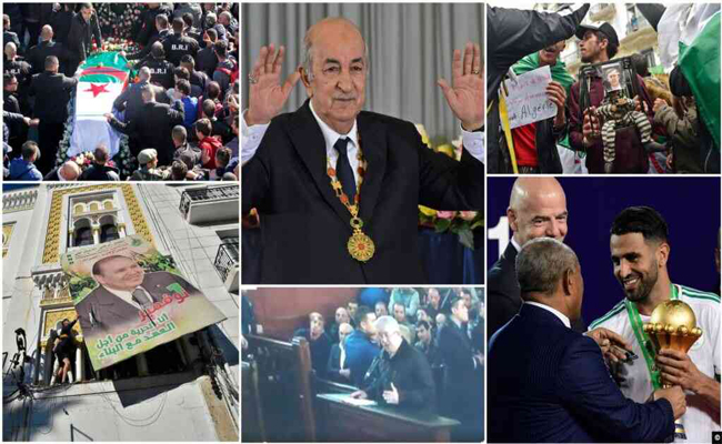 سنة 2019 : سنة مليئة بالأحداث التي غيرت مجرى تاريخ الجزائر