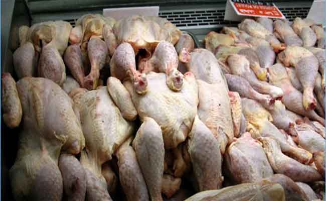 الدرك يحجز  كلغ من الدجاج الفاسد موجه للاستهلاك بغليزان