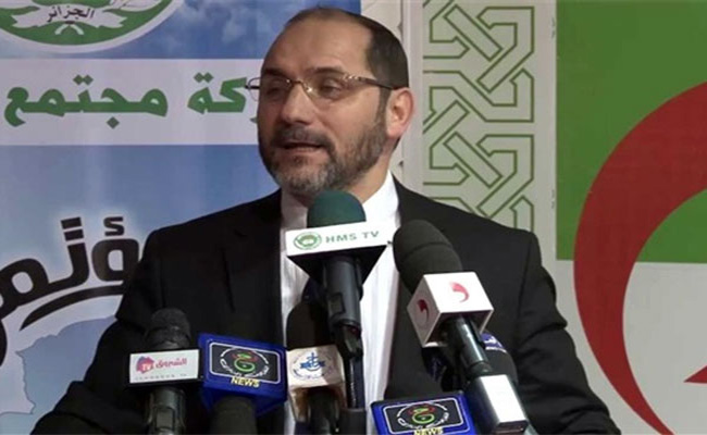 مقري : “حركة مجتمع السلم ستكون طرفا في الحوار من أجل الإصلاحات”