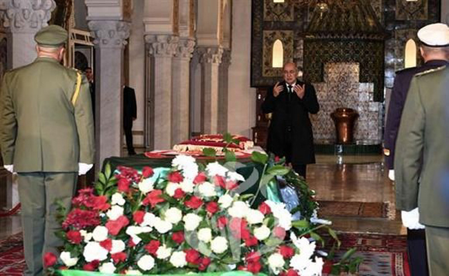 تبون يترحم على روح الفقيد أحمد قايد صالح