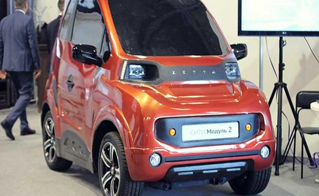 أول سيارة كهربائية للبيع بسعر منخفض في روسيا...