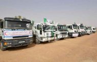 الجزائر تشحن أكثر من 100 طن من المساعدات الانسانية نحو ليبيا عبر مطار جانت