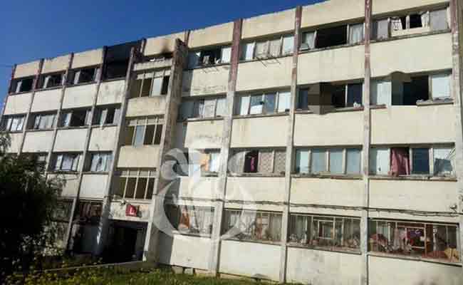 نشوب حريق بغرفة جامعية بتيزي وزو