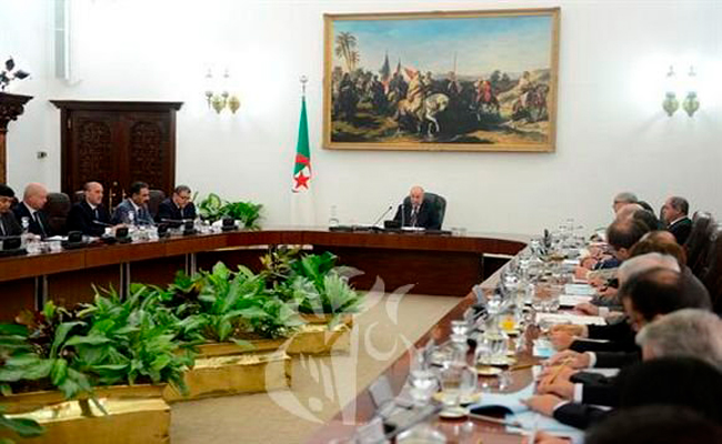 ترأس رئيس الجمهورية تبون اجتماعا لمجلس الوزراء