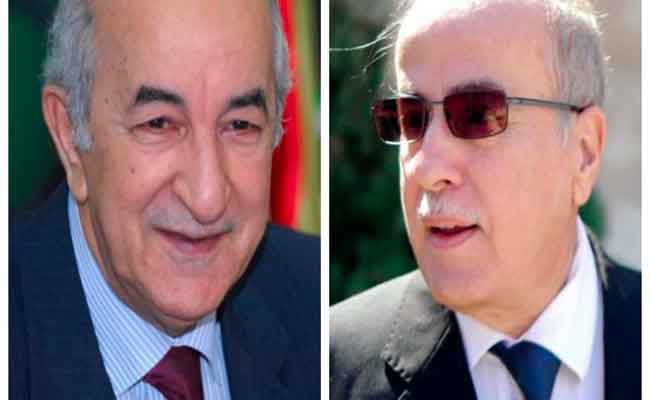 استقبال تبون للرئيس السابق للجنة الوطنية للوساطة والحوار كريم يونس