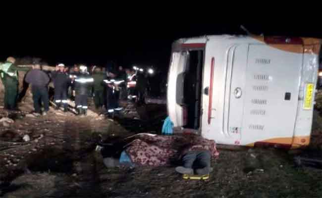 مجزرة مرورية تخلف 5 قتلى و 31 مصابا بالمسيلة