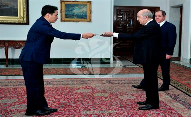 تسلم رئيس الجمهورية تبون أوراق اعتماد سفراء ثلاث دول