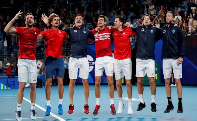 جوكوفيتش يمنح صربيا بالنسخة الأولى من كأس اتحاد التنس...