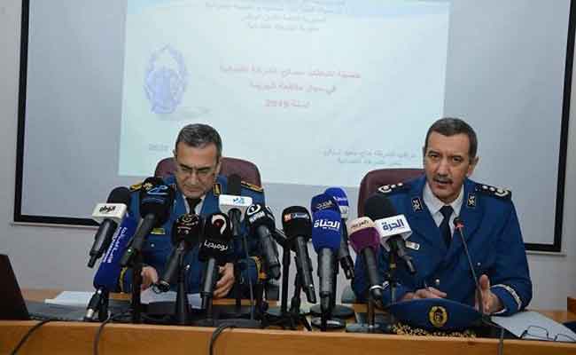 حصيلة : تسجيل ما يقارب 250 ألف قضية و توقيف أكثر من 220 ألف شخص سنة 2019