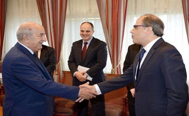 استقبال تبون لمدير  قسم شمال افريقيا والشرق الأوسط بصندوق النقد الدولي