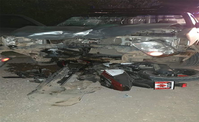 مقتل شخصين في حادث اصطدام سيارة بدراجة نارية بمغنية في تلمسان