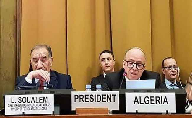 الجزائر تتولى رسميا مهامها منسقا للمجموعة الإفريقية حول القضايا الإنسانية لسنة 2020