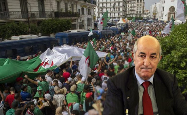 تبون : “الحراك المبارك حمى البلاد من الانهيار الكلي”