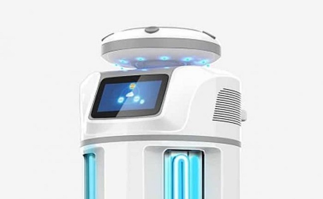 روبوت صيني يحارب كورونا بالأشعة فوق البنفسجية...