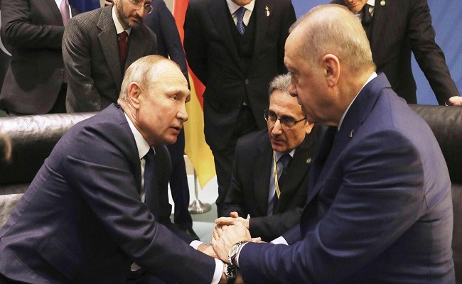 أردوغان سيزور روسيا لوقف التوتر في سوريا