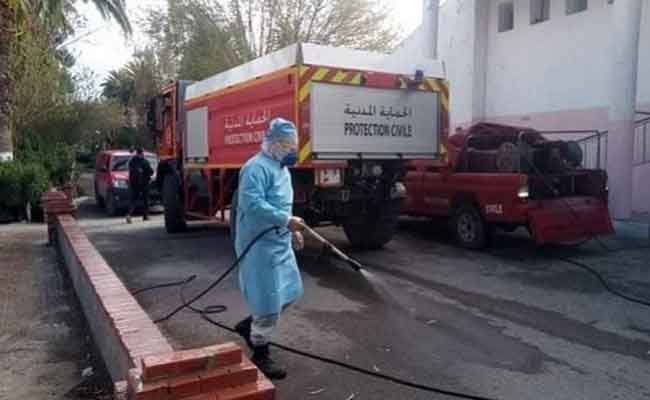 الحماية المدنية تجري أزيد من 600 عملية تعقيم عامة عبر 38 ولاية في 48 ساعة