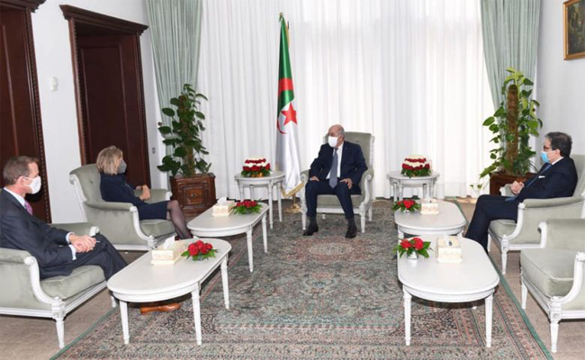 استقبال رئيس الجمهورية لسفيرة ألمانيا بالجزائر