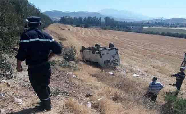 انقلاب حافلة يخلف العديد من المصابين بعين الدفلى