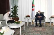 استقبال رئيس الجمهورية تبون لسفيرة جمهورية المجر بالجزائر...