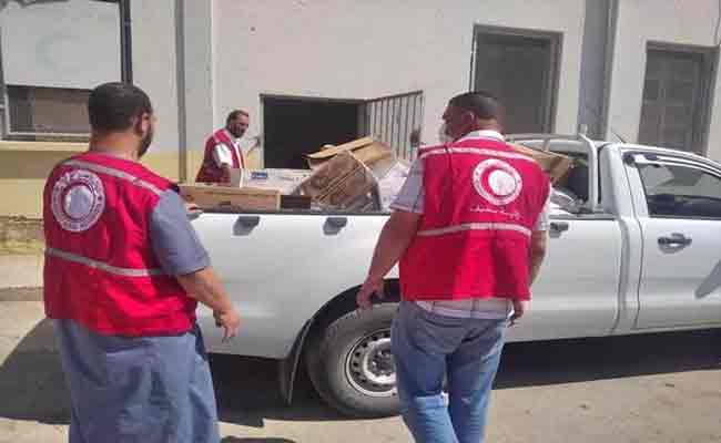 توزيع الهلال الأحمر الجزائري بسطيف 40 طنا من المساعدات على سكان المناطق النائية