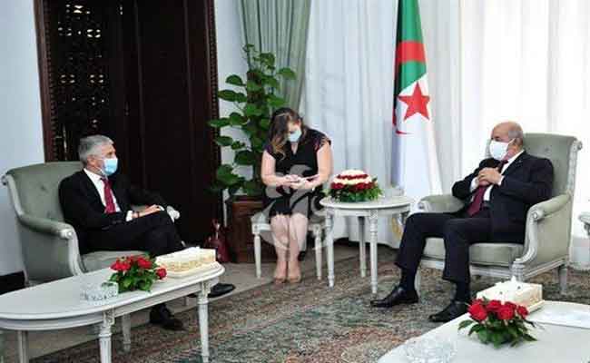 استقبال تبون لوزير الداخلية الإسباني