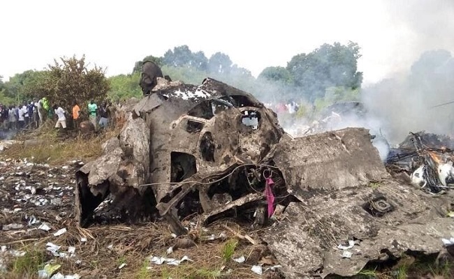 تحطم طائرة بعد إقلاعها من مطار جوبا
