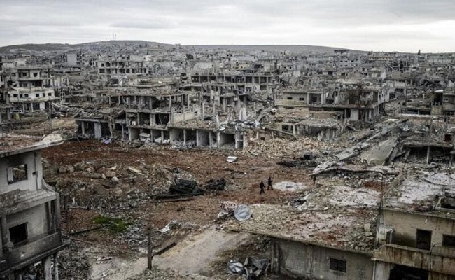 إنفجار كبير في سوريا يشبه كارثة بيروت