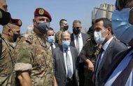 رئيس لبنان انفجار بيروت لا يزال مجهولا