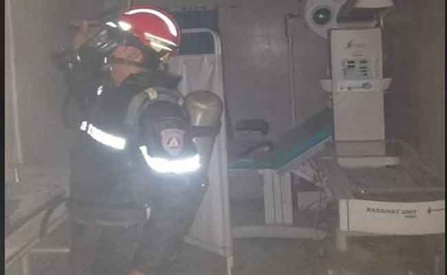 اشتعال النيران بمصلحة التوليد في العيادة المتعددة الخدمات بالزبوجة بالشلف