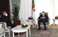 رئيس الجمهورية يستقبل سفير دولة الفاتيكان بالجزائر بعد انتهاء مهمته