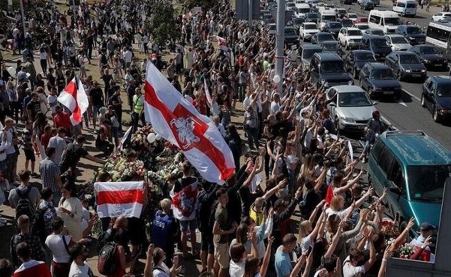 اعتقال أكثر من 600 متظاهر في بيلاروسيا