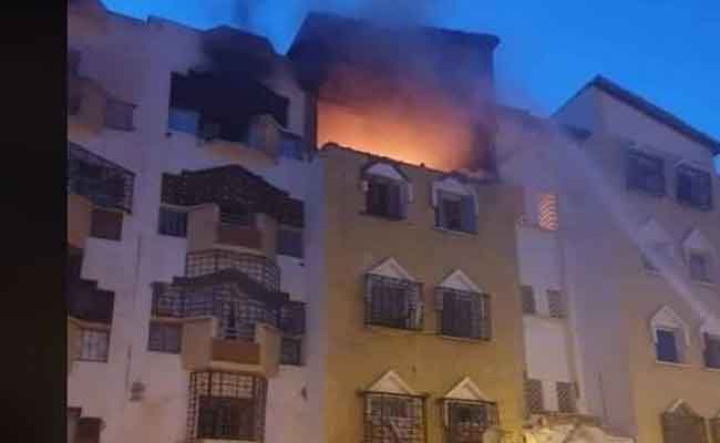 حريق بشقة يخلف إصابة شخصين بحروق بتبسة