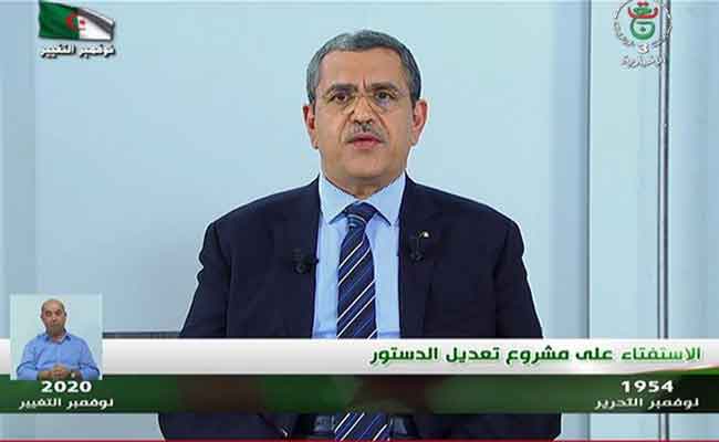 جراد : التعديل الدستوري “لا يعد غاية في حد ذاته، بل وسيلة لتحقيق الأهداف الطموحة و المشروعة للشعب الجزائري”