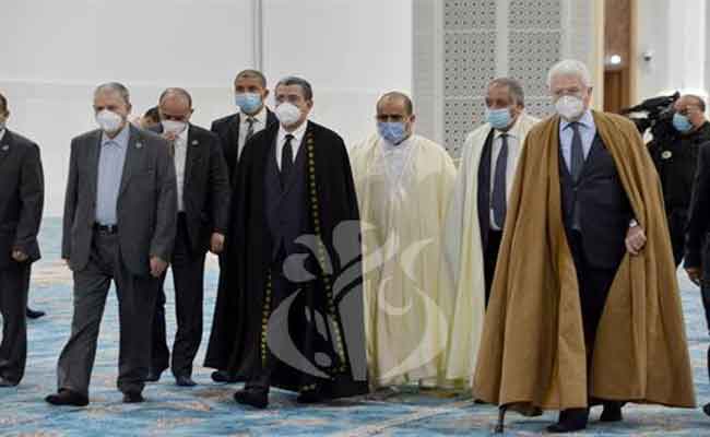 جراد يشرف على افتتاح قاعة الصلاة بجامع الجزائر بمناسبة الاحتفال بذكرى المولد النبوي الشريف