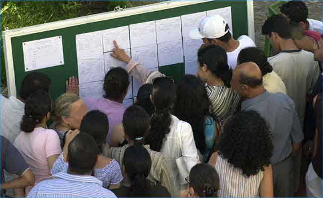 وزارة التربية تعلن على أن نسبة النجاح في البكالوريا 2020 بلغت 30 . 55 بالمائة