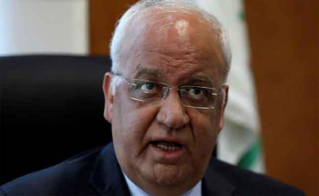 جراد يعزي في وفاة القيادي و كبير المفاوضين الفلسطنيين صائب عريقات