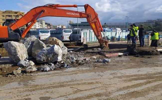حركة المرور تعود لحالتها الطبيعية بعد إصلاح جسر وادي القنطرة بجيجل