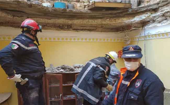 انهيار سقف غرفة لمسكن بوهران و الحماية المدنية تتدخل لإنقاذ عشرينية