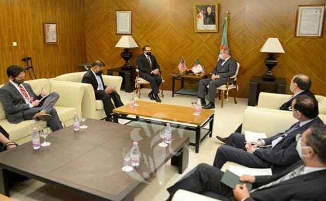 استقبال بوقدوم لمساعد كاتب الدولة الأميركي المكلف بالشرق الأوسط