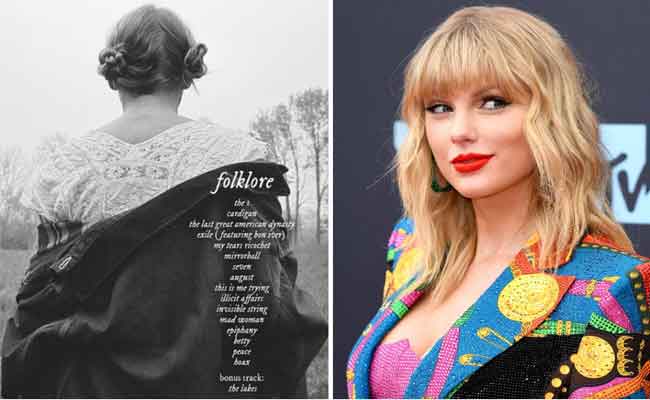 “فلكلور” لتايلور سويفت أفضل ألبوم غنائي عالميا خلال العام 2020…