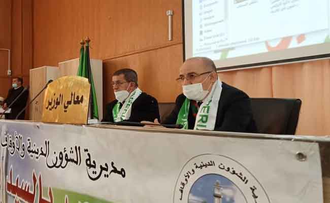 بلمهدي : “الأئمة يحمون أيضا حدود الجزائر بالوعي و بالفهم الصحيح لما يحاك ضد هذا البلد “