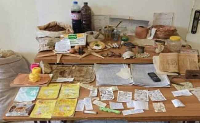 توقيف مشعوذ و في حوزته عظام و جمجمة طفل بالشلف