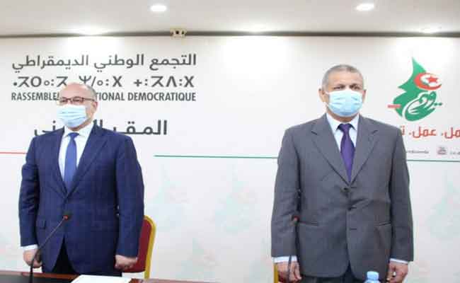 التجمع الوطني الديمقراطي ينصب لجنة تحضير مشاركة الحزب في الانتخابات التشريعية