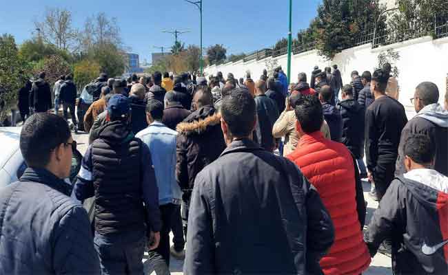 متضرروا حي الخربة بميلة يحتجون و الوالي يطمئنهم