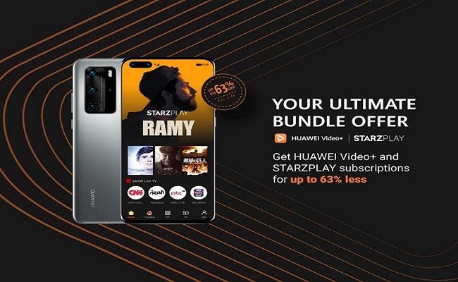 باقات STARZPLAY متوفرة على تطبيق  HUAWEI Video…