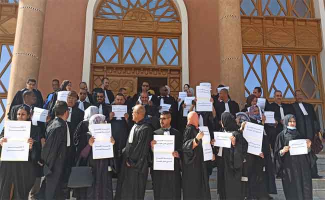 احتجاج محامو بشار