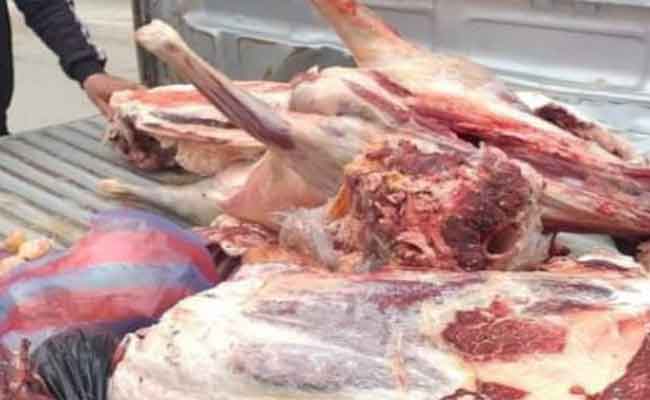 إتلاف أزيد من 6.5 قنطار من اللحوم الفاسدة في تبسة