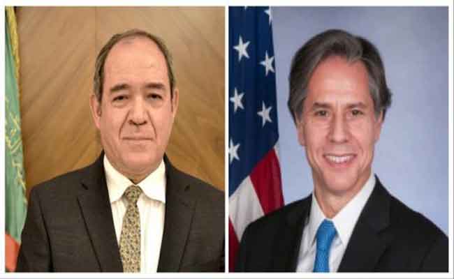 محادثات هاتفية بين بوقدوم و نظيره الأمريكي