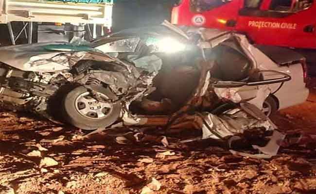 حادث مأساوي يخلف مقتل ثلاثة أشخاص من عائلة واحدة و إصابة 3 آخرين بغرداية