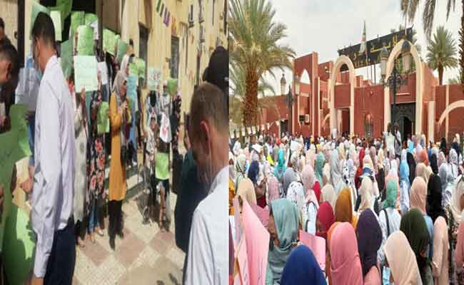 وقفات احتجاجية و تضامنية مع أساتذات برج باجي مختار